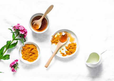 Suffer from acne? Try a turmeric face mask to help target your pores and calm down the skin. (42)