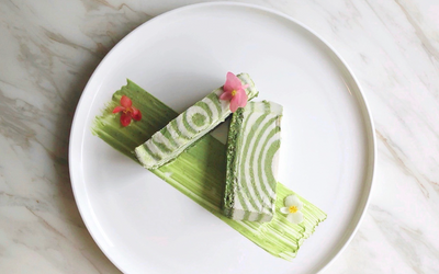 Matcha Mint Green Tea Dream Cakes Recipe | Mint Coconut Lime Matcha Cake | No Bake Cake